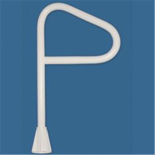 Saftron SF-24-T Spa Floor Rail Single Post for In-ground Spas Taupe Perspective: front