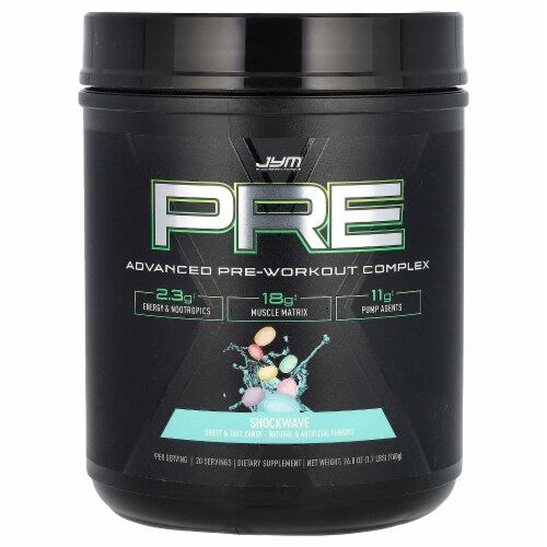 JYM Supplement Science Pre JYM X Advanced PreWorkout Complex Shockwave 1.7 lbs (760, 1.7 lb