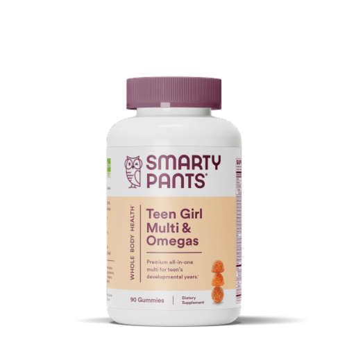 SmartyPants Teen Girl Complete Multivitamin Gummies Perspective: front