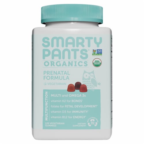 SmartyPants Organics Prenatal Complete Multivitamin Gummies Perspective: front
