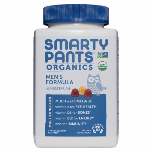 SmartyPants Organics Men's Complete Multivitamin Gummies Perspective: front