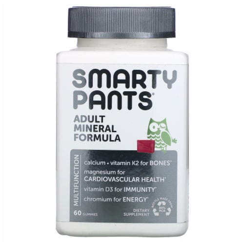 SmartyPants® Mix Berry Flavored Adult Mineral Complete Chews Perspective: front