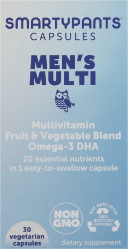 SmartyPants® Men's Multi Dietary Supplement Perspective: front