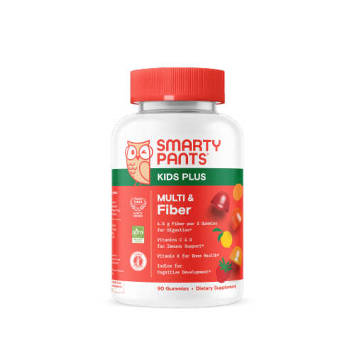 SmartyPants® Kids Multi And Fiber Gummies Perspective: front