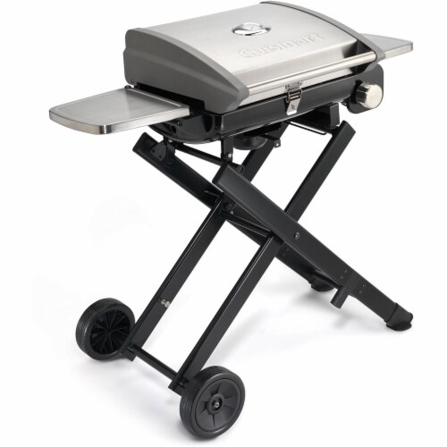 Cuisinart All Foods Roll-Away Portable Outdoor Gas Grill Perspective: front