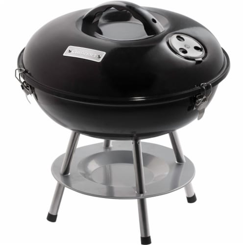 Cuisinart Portable Charcoal Grill - Black Perspective: front
