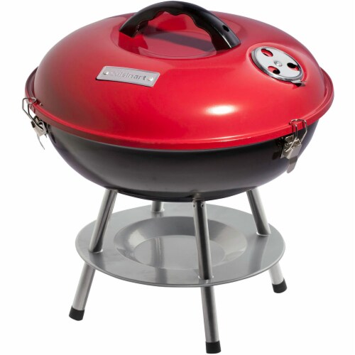 Cuisinart Portable Charcoal Grill - Red Perspective: front