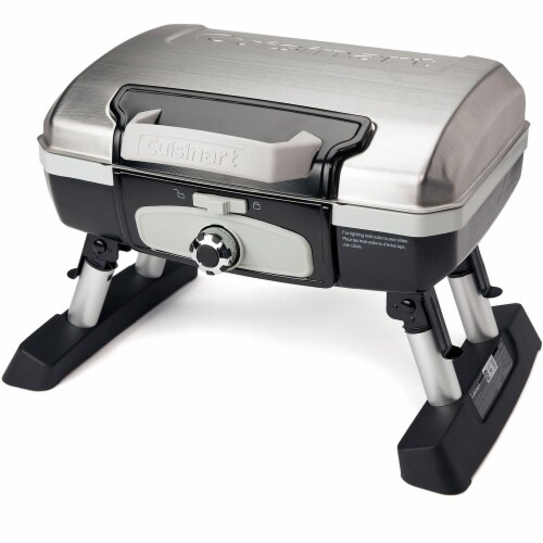 Cuisinart Portable Tabletop Outdoor Gas Grill Perspective: front