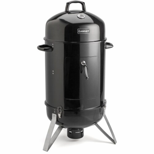 Cuisinart Vertical Charcoal Smoker - Black Perspective: front