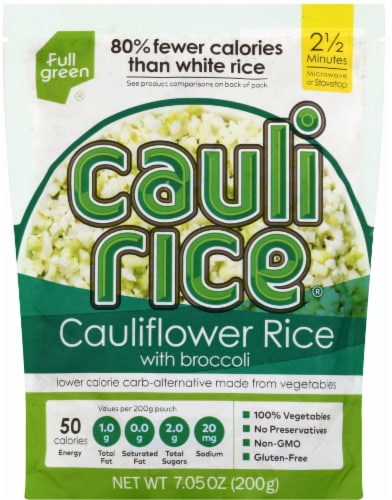 Fullgreen Cauli Rice Gluten Free Cauliflower Rice With Broccoli Perspective: front