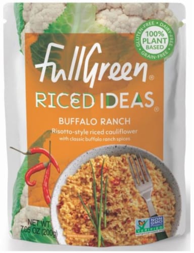 Fullgreen Riced Ideas Buffalo Ranch Riced Cauliflower Perspective: front