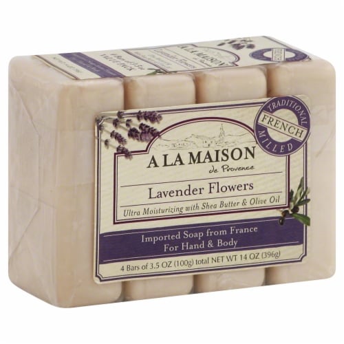 A La Maison Lavender Flowers Soap Perspective: front