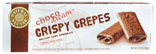 Natural Nectar Dark Chocolate Crispy Crepes Perspective: front