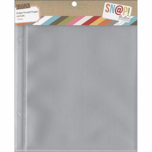 Simple Stories Sn@p! Pocket Pages For 6 X8  Binders 10/Pkg-(1) 6 X8  Pocket Perspective: front