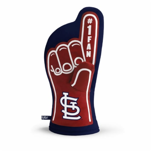 YouTheFan St. Louis Cardinals No. 1 Oven Mitt Perspective: front