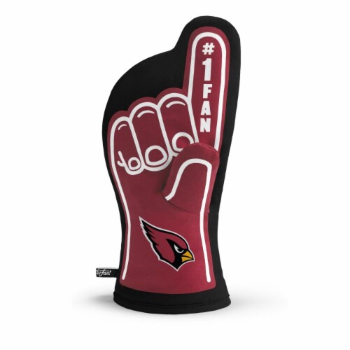 YouTheFan Arizona Cardinals No. 1 Oven Mitt Perspective: front