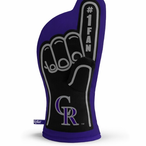 YouTheFan 5025341 Colorado Rockies No. 1 Oven Mitt Perspective: front