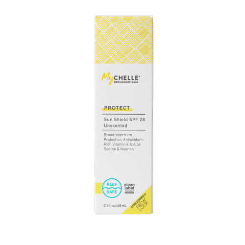Mychelle Natural Skin Care Sun Shield Unscented SPF 28 Perspective: front