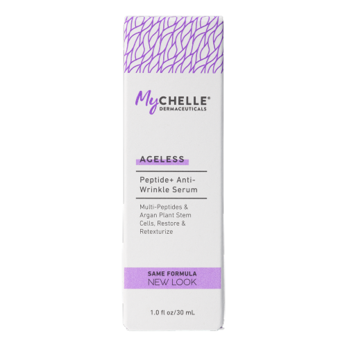 MyChelle Natural Skin Care Peptide+ Anti-Wrinkle Serum Perspective: front