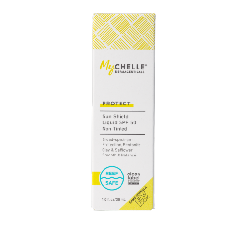MyChelle® Dermaceuticals Non-Tinted Liquid Sun Shield SPF 50 Perspective: front