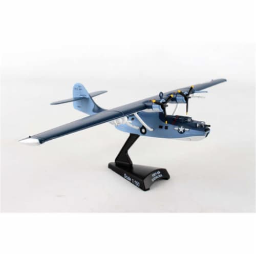 Postage Stamp Planes PS5556-4 1 isto 150 USN PBY5 Catalina Model Airplane Perspective: front