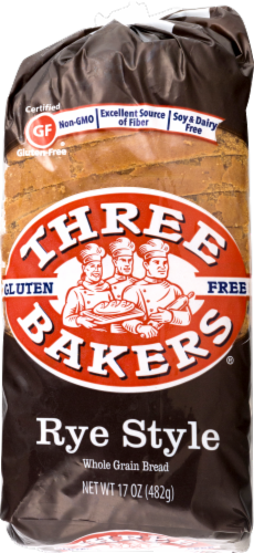 Three Bakers Rye Style Bread Perspective: front