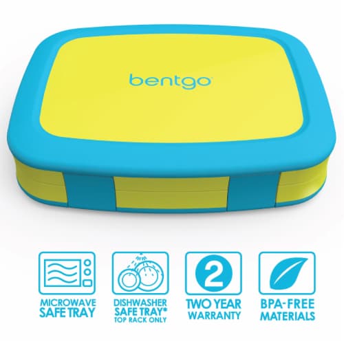 Bentgo Kids' Brights Leakproof, 5 Compartment Bento-style Kids