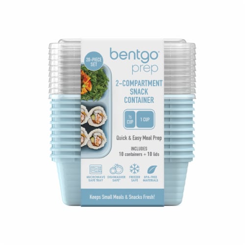 Bentgo Meal Prep Kit, 1, 2, & 3-compartment Containers