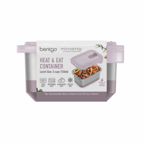 Bentgo® Microsteel 3 Cup Constainer - Dusk Perspective: front