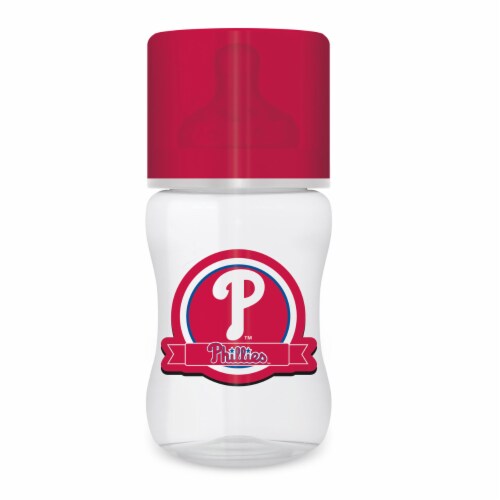 BabyFanatic Officially Licensed Philadelphia Phillies MLB 9oz Infant Baby Bottle Perspective: front