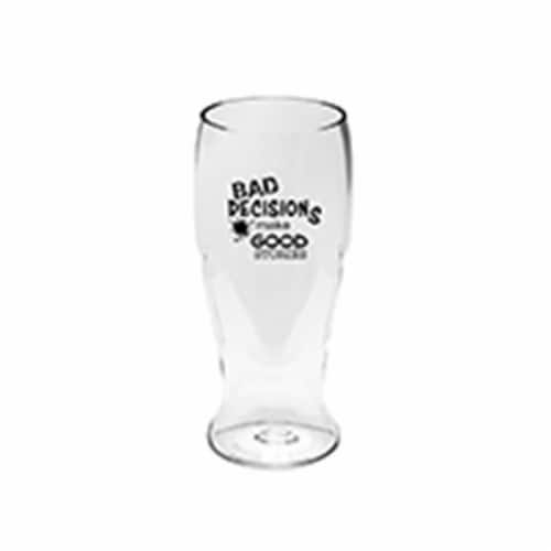 Zees Creations ED1003-C1 Bed Decisions Ever Drinkware Beer Tumbler Perspective: front