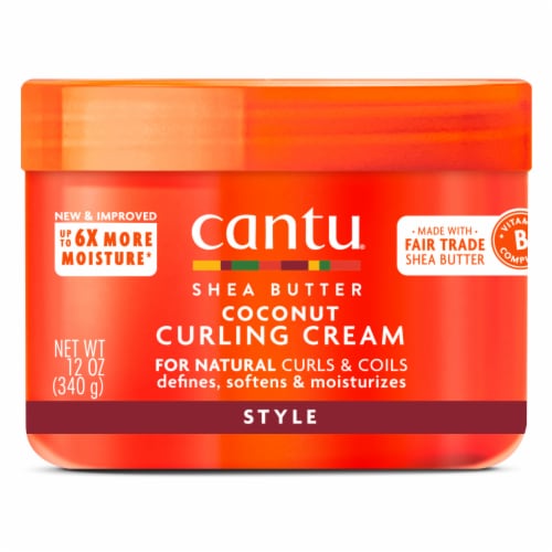 Cantu Shea Butter Coconut Curling Cream Perspective: front