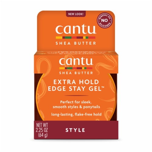 Cantu Shea Butter Extra Hold Edge Stay Gel Perspective: front