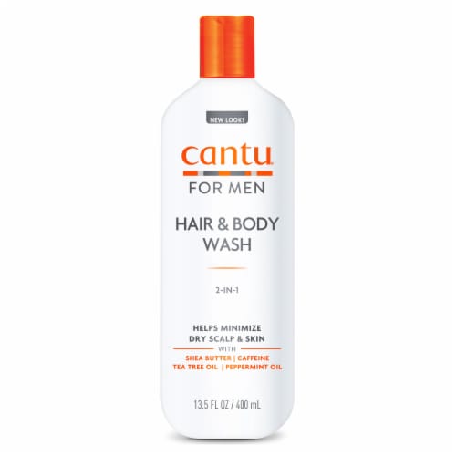 Cantu Men's Shea Butter 3-In-1 Shampoo Conditioner and Body Wash Perspective: front
