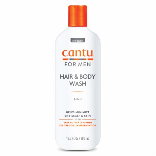 Cantu Men's Shea Butter 3-In-1 Shampoo Conditioner and Body Wash Perspective: front