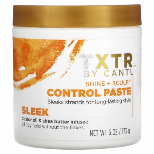 Cantu TXTR Sleek Shine + Sculpt Control Paste Perspective: front