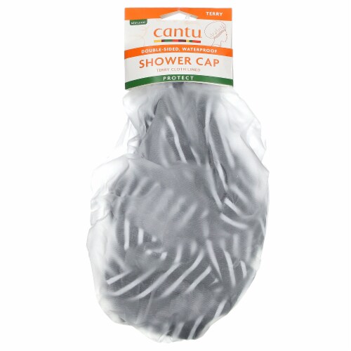 CANTU Double Sided Shower Cap Terry Cloth Lined CANTU Double Sided Shower Cap Terry Cloth Lined