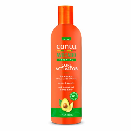 Cantu® Silicone-Free Avocado Hydrating Curl Activator Cream Perspective: front