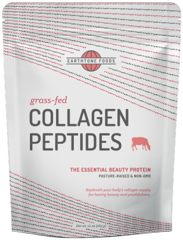 Earthtone Foods Grass-fed Collagen Peptides Perspective: front