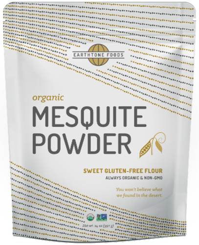 Earthtone Foods Organic Mesquite Powder Perspective: front