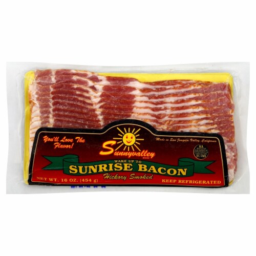 Sunny Valley Hickory Smoked Sunrise Bacon Perspective: front