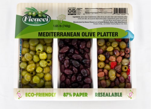 Ficacci Mediterranean Olive Platter Perspective: front