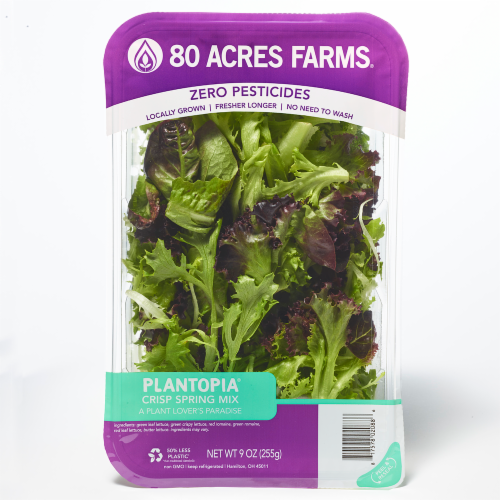 80 Acres Farms® Plantopia Salad Blend Perspective: front