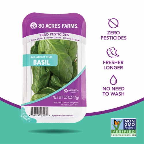 80 Acres Farms® Fresh All About That Basil Perspective: front