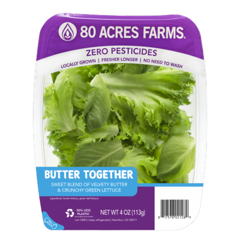 80 Acres Farms® Butter Together Salad Blend Perspective: front
