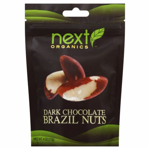 Next Organics Dark Chocolate Brazilian Nuts Perspective: front