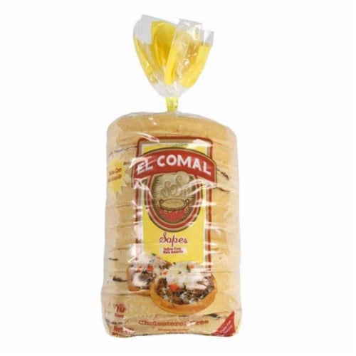 El Comal Yellow Corn Sopes Perspective: front