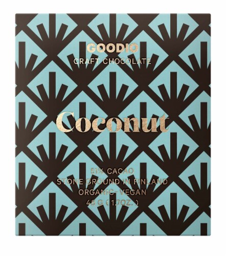 Goodio Coconut 51% Cacao Chocolate Perspective: front