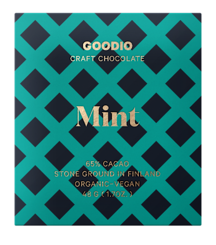Goodio Craft Chocolate Mint Perspective: front