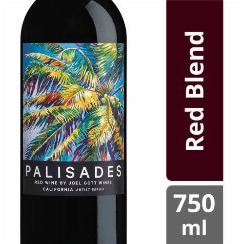 Joel Gott Palisades California Artist Series California Red Wine 750 ml Perspective: front